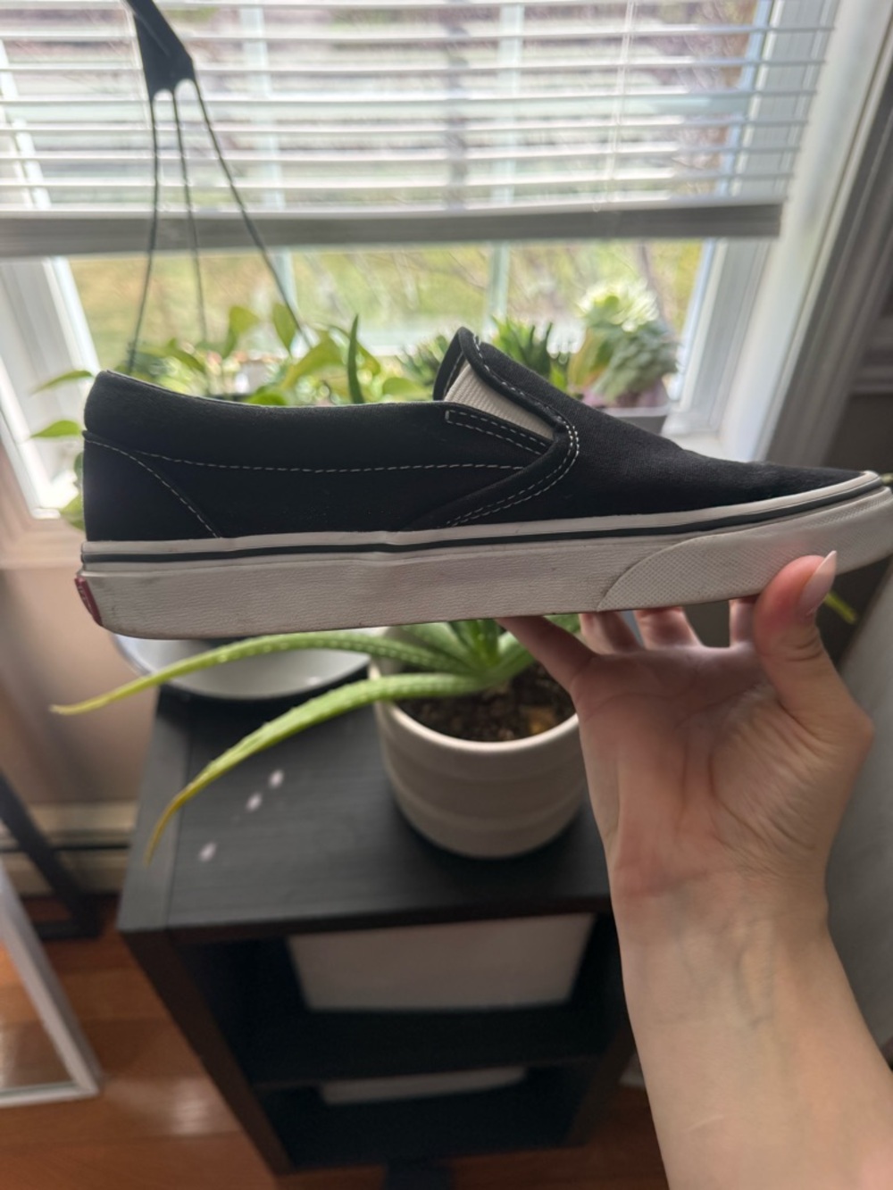 Women’s Black Slip on Vans - Picture 6 of 11